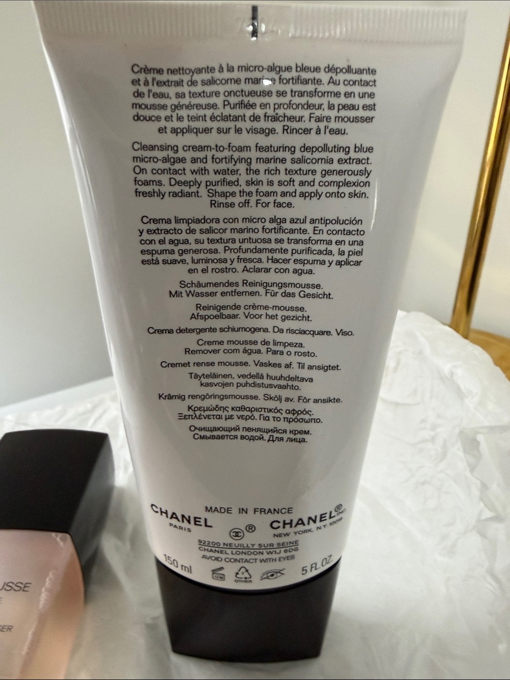 CHANEL L'Eau de Mousse Cleanser — Water & Cream to Foam..NWOT - Picture 4 of 7